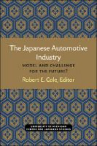 The Japanese automotive industry:model and challenge for the future?