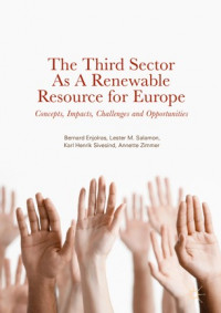 The third sector as a renewable resource for Europe :concepts, impacts, challenges and opportunities