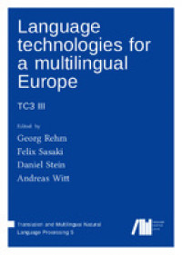 Language technologies for a multilingual Europe :TC3 III