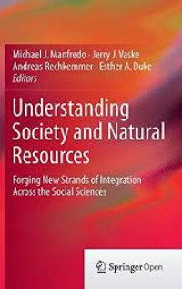 Understanding society and natural resources