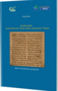 Syair Jawi :suntingan teks dan analisis tema