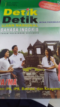 DETIK DETIK UN BAHASA INGGRIS TP 2012/2013