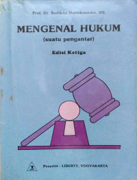 Mengenal Hukum (Suatu Pengantar) Edisi Ketiga