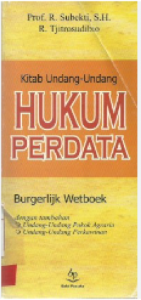 Kitab Undang-Undang Hukum Perdata