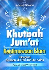 Image of Khutbah Jum'at Keistimewaan Islam