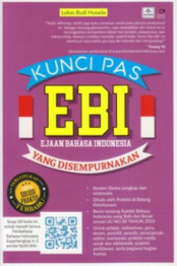 Image of Kunci PAS EBI (Ejaan Bahasa Indonesia) yang Disempurnakan