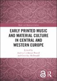 Image of Early printed music and material culture in Central and Western Europe