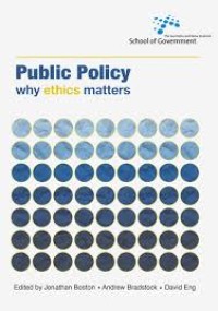 Image of Public Policy:Why ethics matters