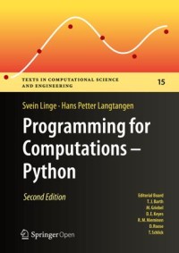Image of Programming for computations - Python :a gentle introduction to numerical simulations with Python 3.6