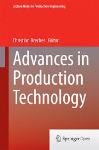 Image of Advances in production technology