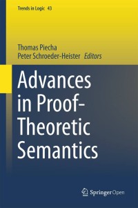Image of Advances in proof-theoretic semantics