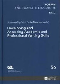 Image of Developing and assessing academic and professional writing skills