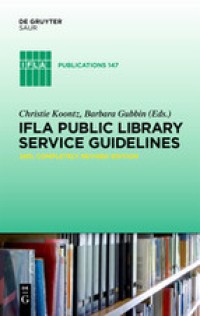 Image of IFLA public library service guidelines