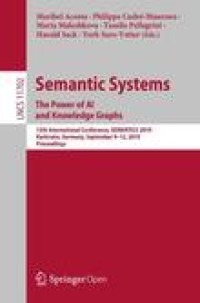 Image of Semantic systems. The power of AI and knowledge graphs