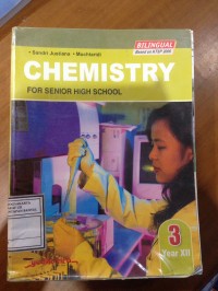 Image of Chemistry  For  Senior High School 3 year XII
