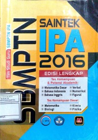 Image of Panduan SBMPTN Saintek IPA 2016 : Edisi Lengkap