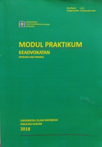 Image of Modul Praktikum Keadvokatan (Perdata dan Pidana)
