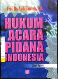 Image of Hukum Acara Pidana Indonesia (Edisi Revisi)