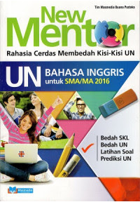Image of New Mentor untuk SMA/MA Bahasa Inggris 2016